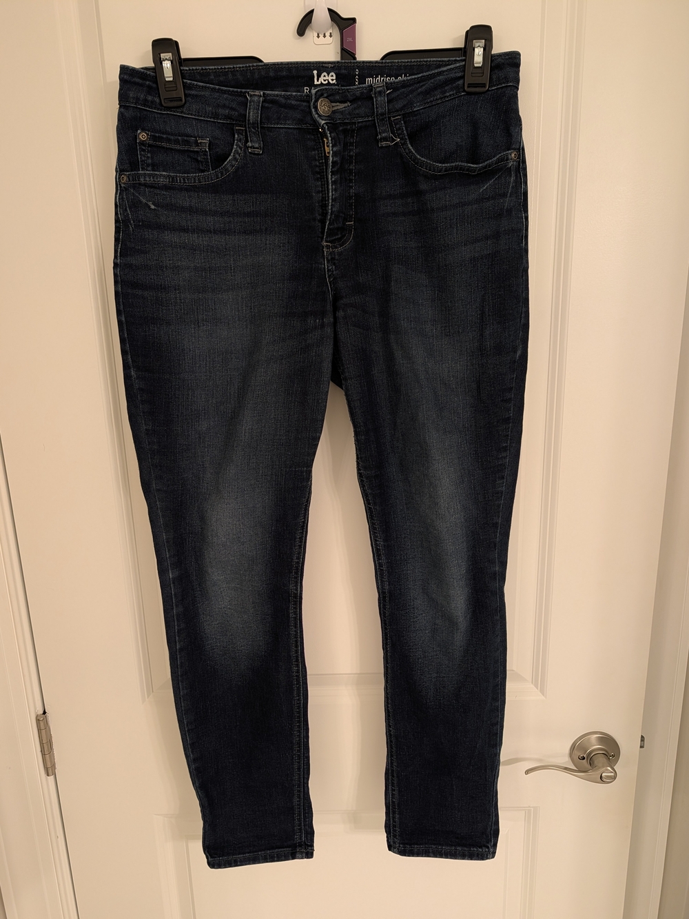 Lee Women's Skinny Jeans in Deep Indigo Wash